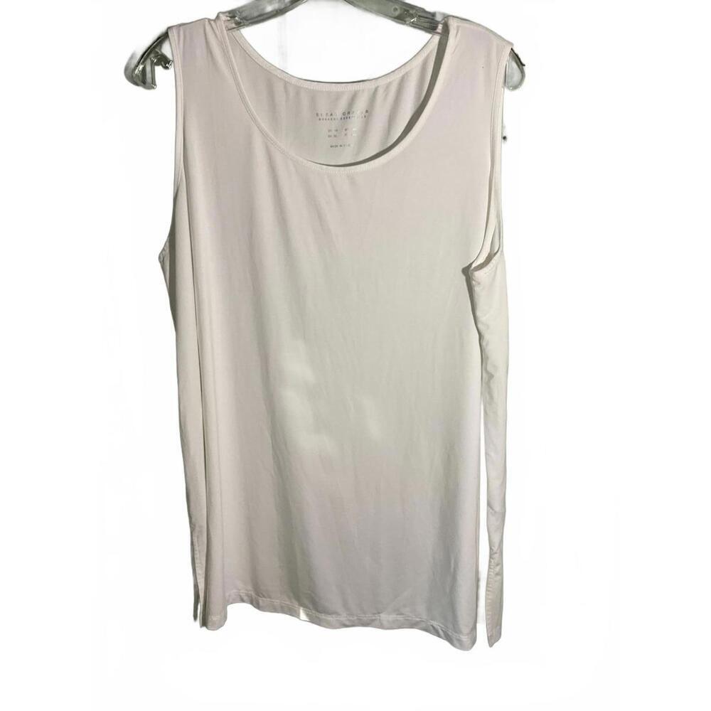 Susan Graver Weekend Essentials White Sleeveless Tunic Size 1X